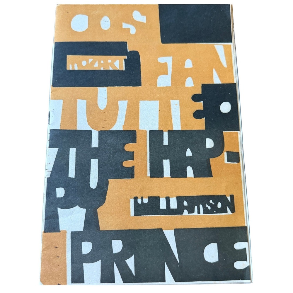 Texas Womans University Happy Prince Opera Program playbill Cosi Fan Tutte 1970